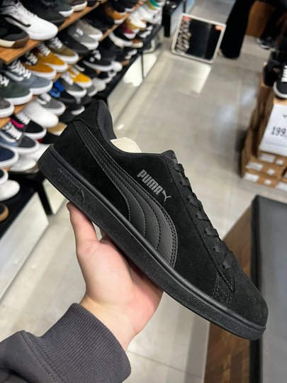 Tênis Masculino Puma Smash V2 BDP - Black Shadow Grey