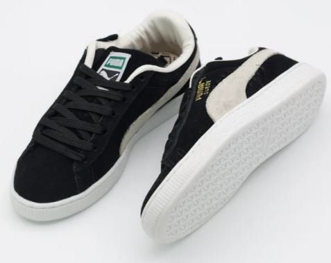 Tênis Masculino Puma Suede Classic XXI - Black/White