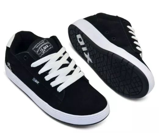 Tênis Masculino Qix Allan Mesquita - Preto/Branco