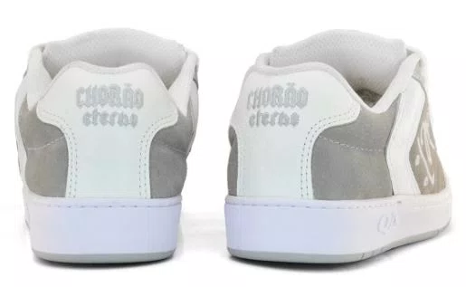 Tênis Masculino Qix Lado B Chorão - Cinza/Branco