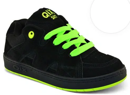 Tênis Masculino Qix Plaza - Preto/Verde Limão