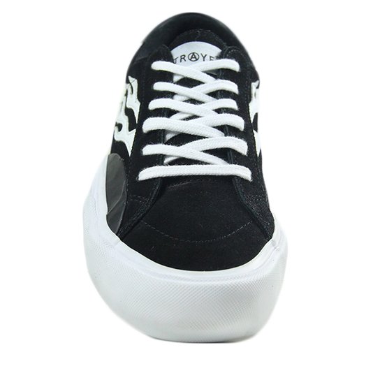 Tênis Masculino Straye Logan Flame BLK & WHT - Black/White