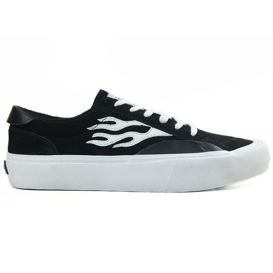 Tênis Masculino Straye Logan Flame BLK & WHT - Black/White