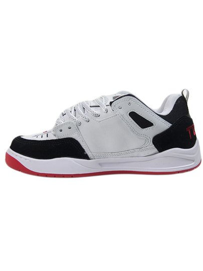 Tênis masculino Tesla Nine - Black White/Red