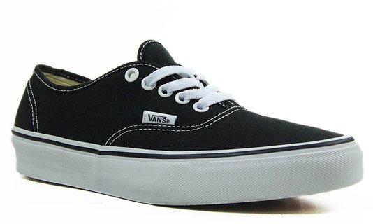 Tênis Masculino Vans Authentic - Black/White