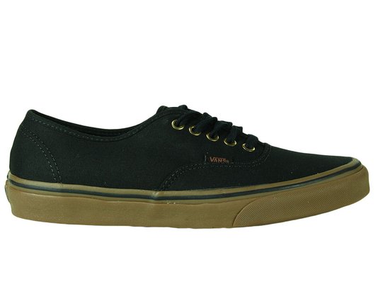 Tênis Masculino Vans Authentic Cabedal em Lona - Black/Rubber