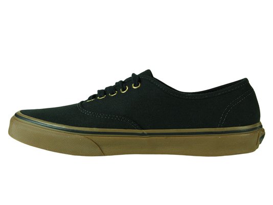 Tênis Masculino Vans Authentic Cabedal em Lona - Black/Rubber