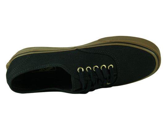 Tênis Masculino Vans Authentic Cabedal em Lona - Black/Rubber