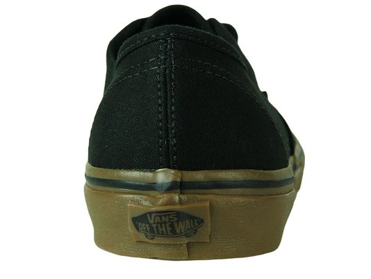 Tênis Masculino Vans Authentic Cabedal em Lona - Black/Rubber