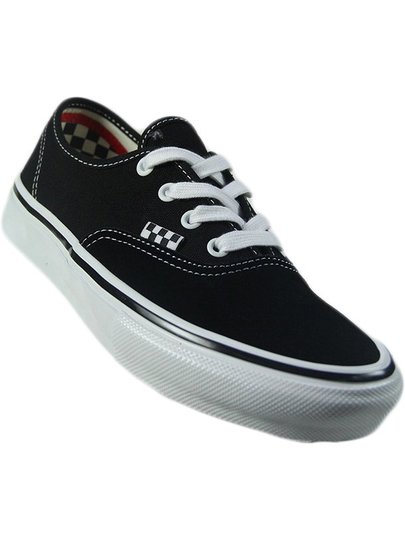 Tênis Masculino Vans Authentic Skate - Black/White