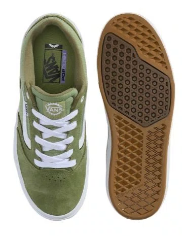 Tênis Masculino Vans BMX Proof WaffleCup - Olive/White
