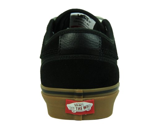 Tênis Masculino Vans Chukka Low Cabedal em Lona e Camursa - Black/Gum