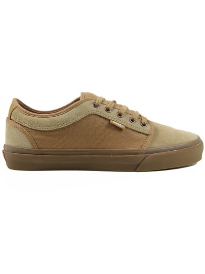Tênis Masculino Vans Chukka Low Medal Cabedal em Lona - Bronze/Gum