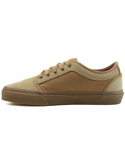 Tênis Masculino Vans Chukka Low Medal Cabedal em Lona - Bronze/Gum