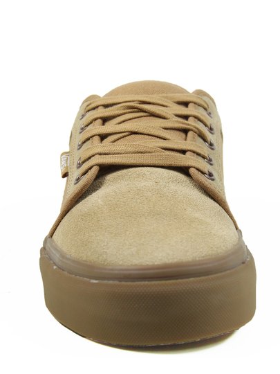 Tênis Masculino Vans Chukka Low Medal Cabedal em Lona - Bronze/Gum