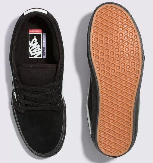 Tênis Masculino Vans Chukka Low Sidestripe - Black/White