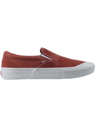 Tênis Masculino Vans Classic Slip-On Pro - Brick Dust/White