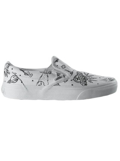 Tênis Masculino Vans Classic Slip-On Unidentified - Paint White