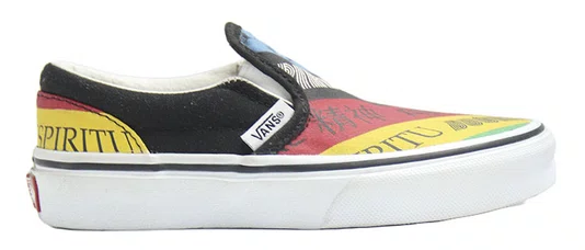 Tênis Masculino Vans Classic Slip-on (Vans Spirit) - Multi/TR WHT
