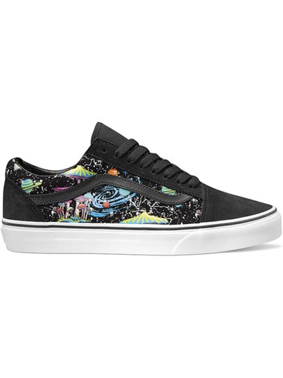 Tênis Masculino Vans Cosmic Glow - Black/True White