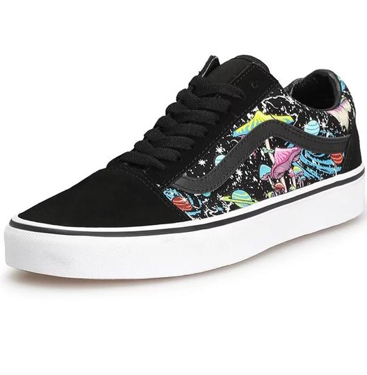 Tênis Masculino Vans Cosmic Glow - Black/True White