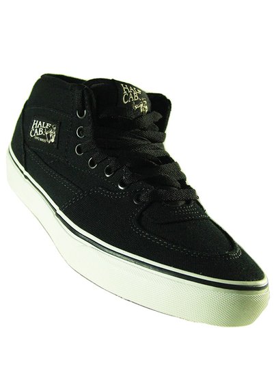Tênis Masculino Vans Half Cab - Black/White
