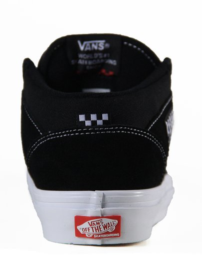 Tênis Masculino Vans Half Cab Skate Pro - Black/White