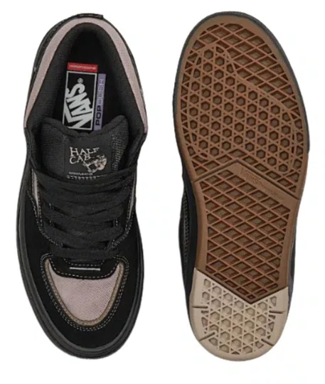 Tênis Masculino Vans Half Cab Skate Wafflecup - Black/Peyote