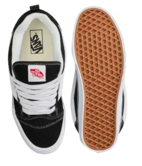 Tênis Masculino Vans Knu Skool - Black/White