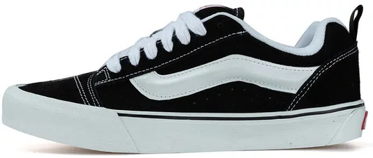 Tênis Masculino Vans Knu Skool - Black/White