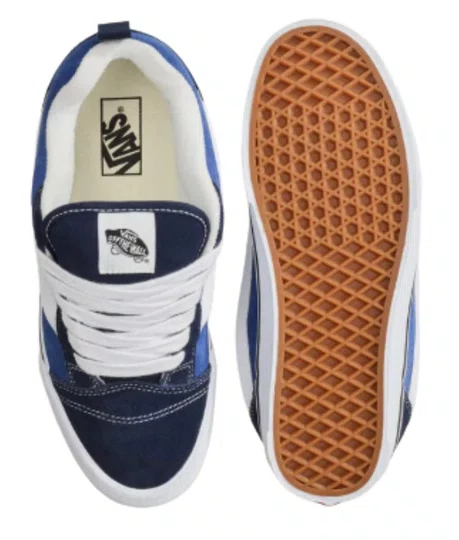 Tênis Masculino Vans Knu Skool - Navy/White