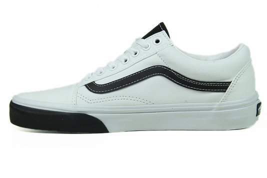 Tênis Masculino Vans Old Skool - Black/White (Color Block)