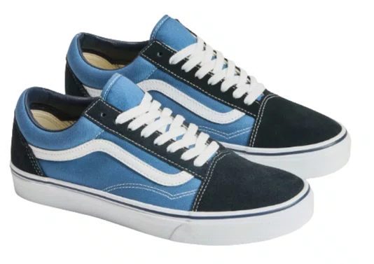 Tênis Masculino Vans Old Skool (Camurc) - Navy/White