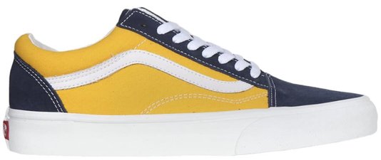 Tênis Masculino Vans Old Skool Classic Sport - Blues/Saffron