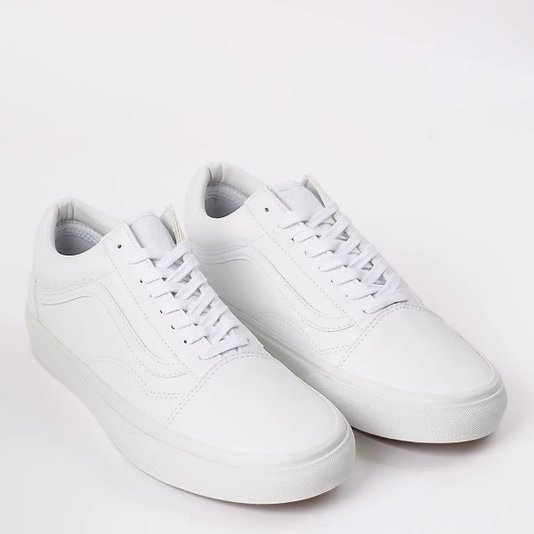 Tênis Masculino Vans Old Skool (Classic Tumble) - True White