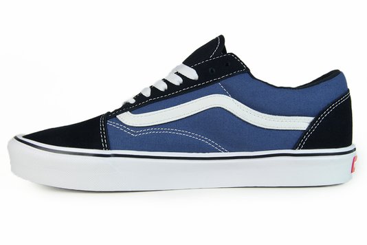 Tênis Masculino Vans Old Skool Lite (Suede/Canvas) - Navy/White