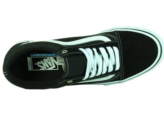 Tênis Masculino Vans Old Skool Pro - Black/White