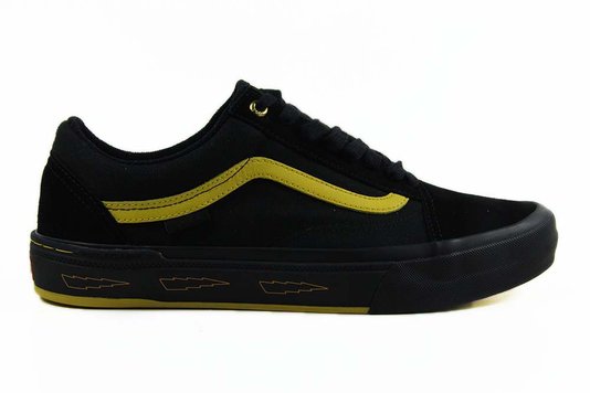 Tênis Masculino Vans Old Skool Pro BMX (Larry Edgar) Blk/Yellow 