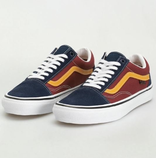 Tênis Masculino Vans Old Skool Pro Skate - Navy/Burgundy