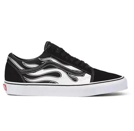 Tênis Masculino Vans Old Skool Reflective Flame - Black