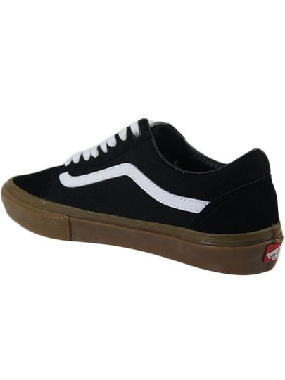 Tênis Masculino Vans Old Skool Skate - Black/Gum