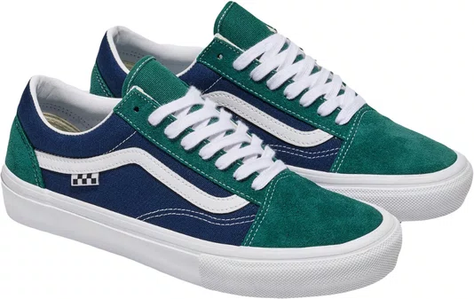 Tênis Masculino Vans Old Skool Skate - Tartan Green/Blue