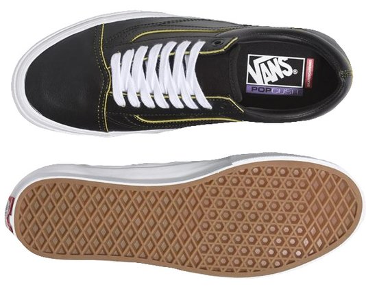 Tênis Masculino Vans Old Skool Skate - Wearaway Black/Lime