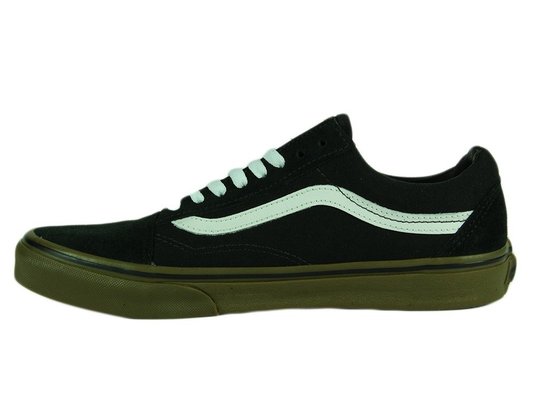 Tênis Masculino Vans Old Skool Sola Vulcanizada - Black/Medium Gum