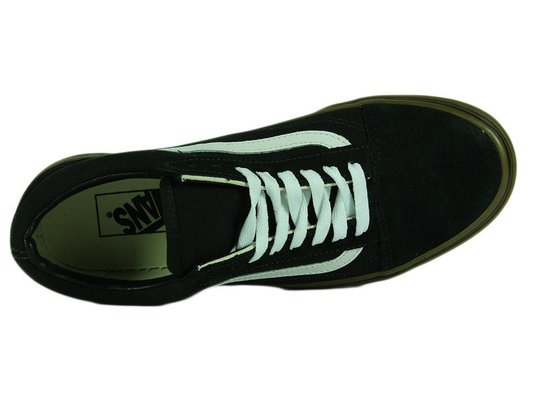 Tênis Masculino Vans Old Skool Sola Vulcanizada - Black/Medium Gum
