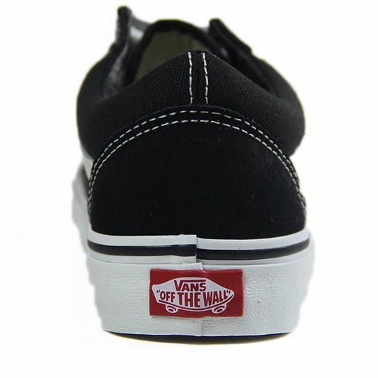 Tênis Masculino Vans Old Skool Sola Vulcanizada - Black/White