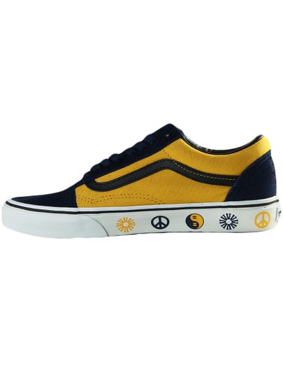 Tênis Masculino Vans Old Skool - (Takeastand)  DRSBLSGLDNGLW