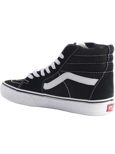Tênis Masculino Vans SK8 Hi - Black/White