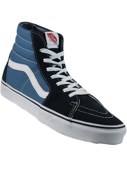 Tênis Masculino Vans SK8 Hi - Navy/White