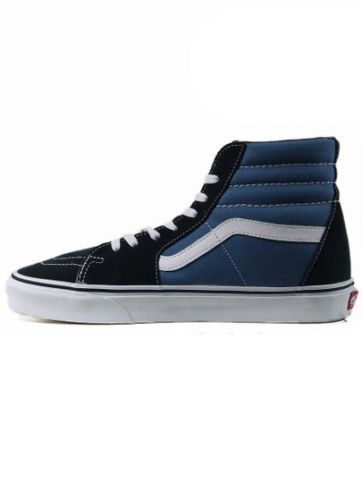 Tênis Masculino Vans SK8 Hi - Navy/White